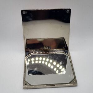 Burberry Red Plaid Makeup Mirror 2.5 in